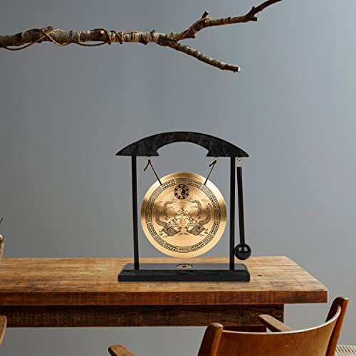 Zen Art Brass Feng Shui Desktop Gong - Image 6