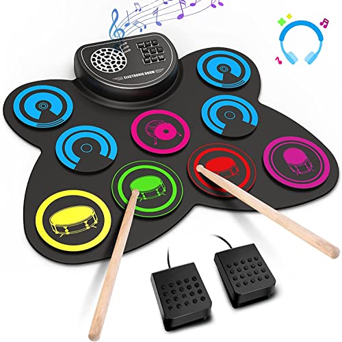 9-Pads Electronic Drum Set