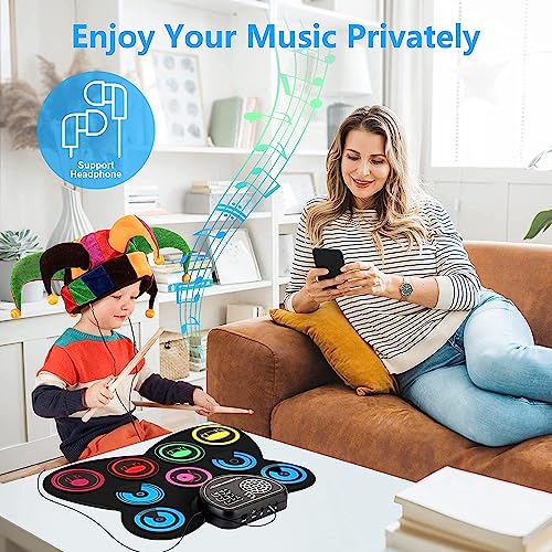 9-Pads Electronic Drum Set