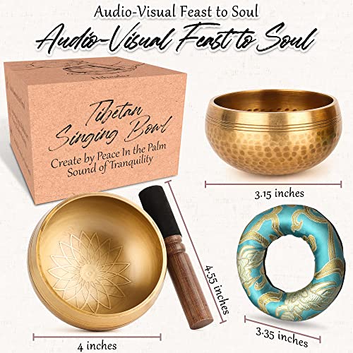 Relaehih 2-Pack Tibetan Singing Bowls
