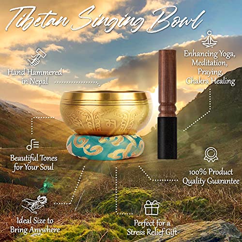 Relaehih 2-Pack Tibetan Singing Bowls