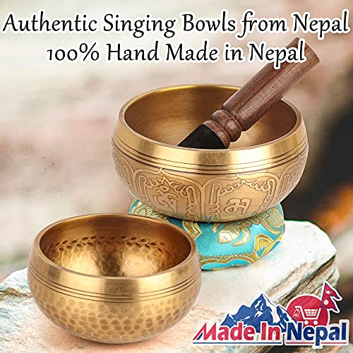 Relaehih 2-Pack Tibetan Singing Bowls