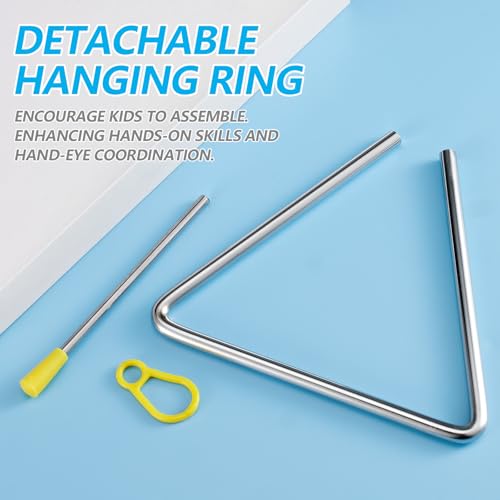 TIPTAP Hand Percussion Triangle, 6IN