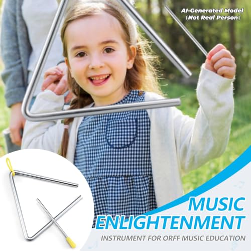 TIPTAP Hand Percussion Triangle, 6IN