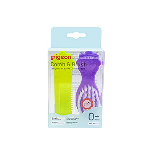 Pigeon Comb & Brush Set | Baby Grooming Kit