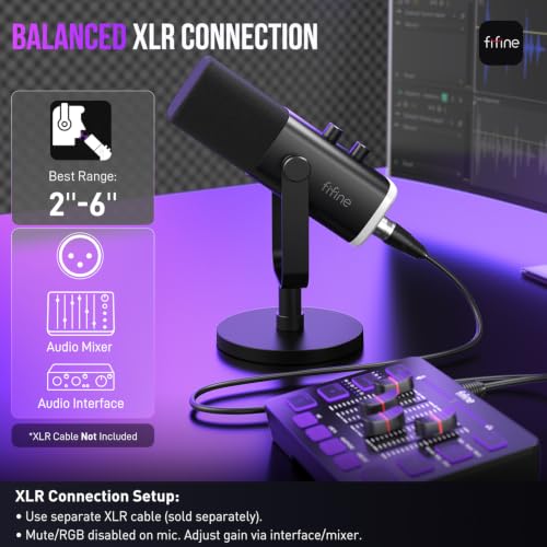 Fifine XLR/USB Dynamic Microphone