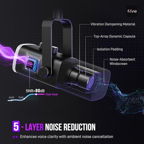 FIFINE XLR/USB Gaming Microphone Kit