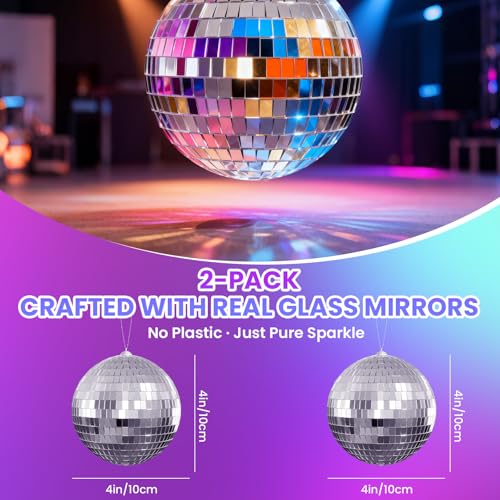 Youdepot Disco Ball 4" Inch