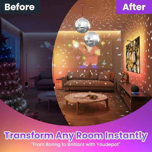 Youdepot Disco Ball 4" Inch