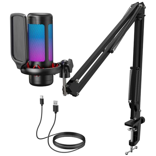 TONOR TC310+ RGB Condenser Mic