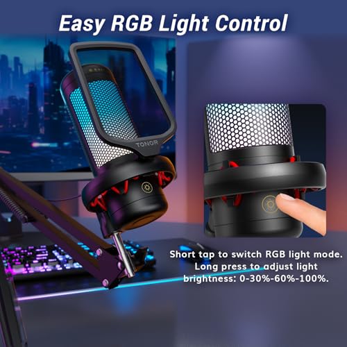 TONOR TC310+ RGB Condenser Mic