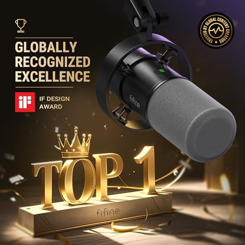 FIFINE K688 Podcast Microphone Kit