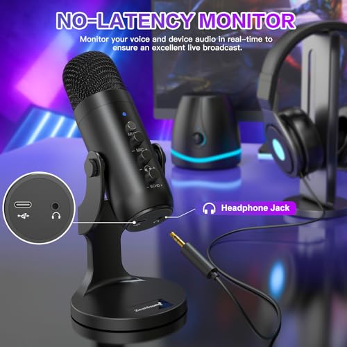 zealsound USB Microphone, Condenser Computer