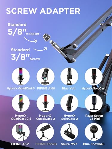 InnoGear Microphone Suspension Mic Clip