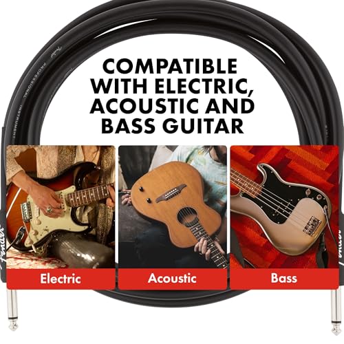 Fender Professional 10' Instrument Cable - Black - Image 4