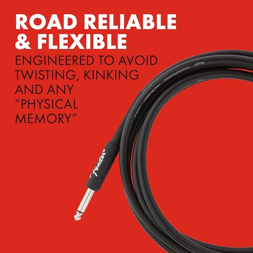 Fender Professional 10' Instrument Cable - Black - Image 5