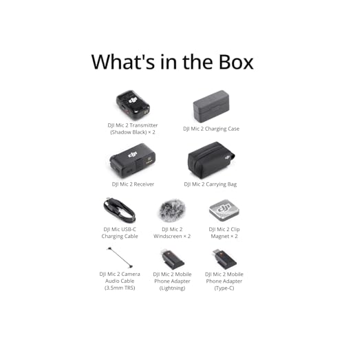 DJI MIC 2, All-in-One Wireless