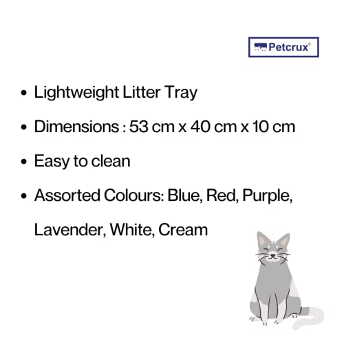 PetCrux® Exclusive Cat Litter Tray Multicolor Litter Tray - Image 6