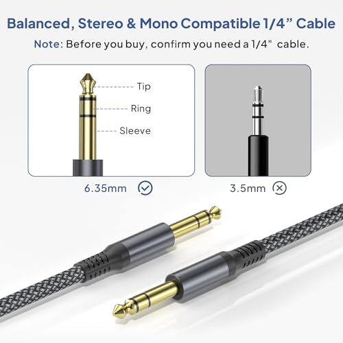 Elebase 1/4 Inch TRS Instrument