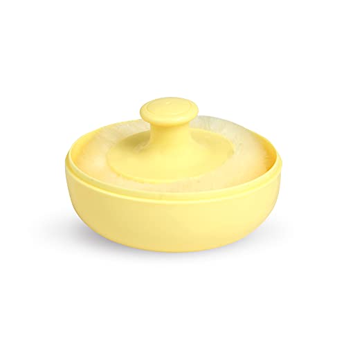 Pigeon Powder Case with Soft Feather Feel Acrylic Puff,Yellow - Image 3