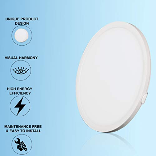 Wipro 9W LED Cool Daylight Downlighter, Pack of 1, (456000000000) - Image 2