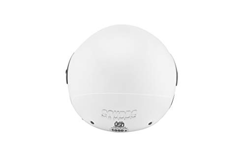 Studds Cub SUS_COFH_WHEL Open Face Helmet (White, L) - Image 5