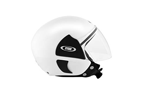 Studds Cub SUS_COFH_WHEL Open Face Helmet (White, L) - Image 6