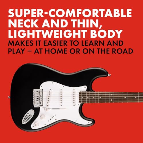 Fender Squier Debut Series Strat Lrl Wpg Black 379600506 - Image 3