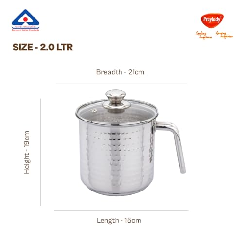 Praylady Stainless Steel Milk Boiler