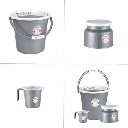 RATAN PLASTICWARE Plastic Bathroom Set