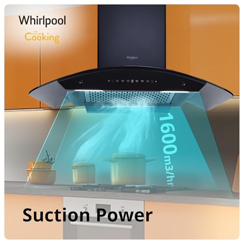 Whirlpool 90cm 1600 m3/hr Filterless