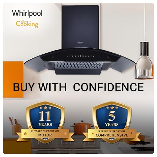 Whirlpool 90cm 1600 m3/hr Filterless