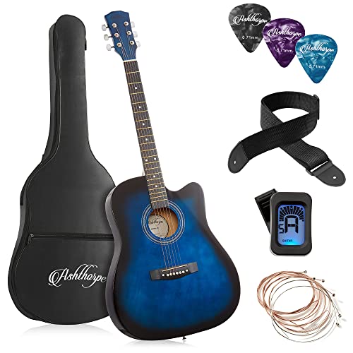 Ashthorpe 41-inch Beginner Cutaway Acoustic