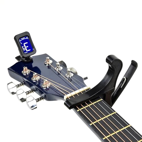 Natural Wood Guitar with Case for Kids/Boys/Beginners (30" Blue) - Image 3