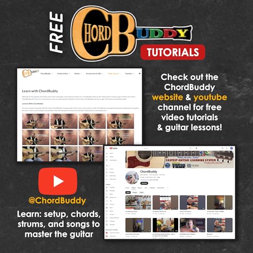 CHORDBUDDY GUITAR LEARNING SYSTEM includes: