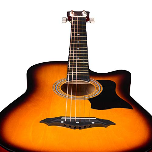 JOYMUSIC 6 String, Right, Sunburst (JG-38C) - Image 4