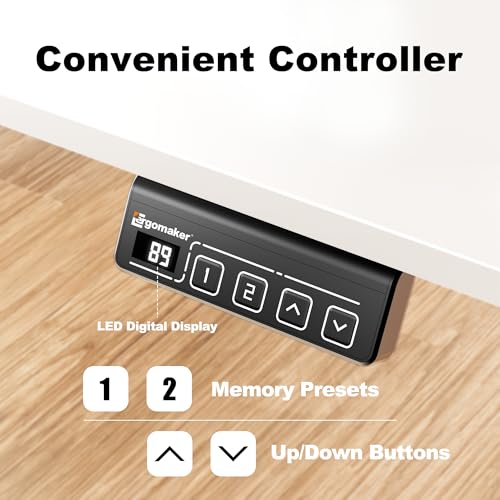 ERGOMAKER Electric Standing Desk 120x60cm