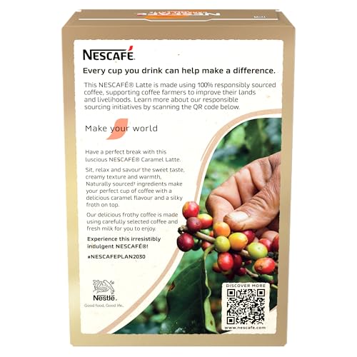 NESCAFÉ Caramel Latte Instant Coffee 7 x 17g Sachets - Image 4