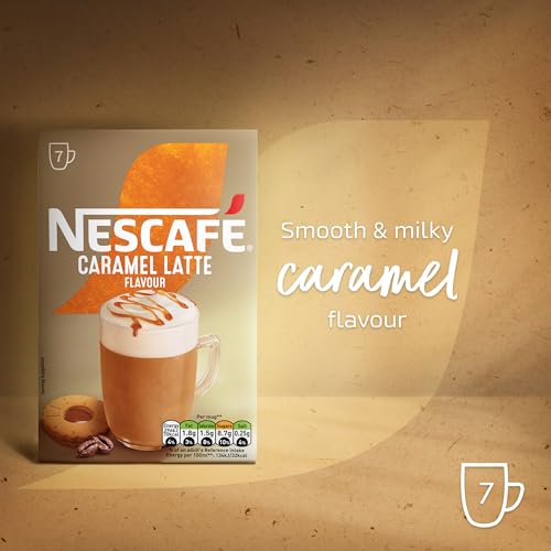 NESCAFÉ Caramel Latte Instant Coffee 7 x 17g Sachets - Image 5