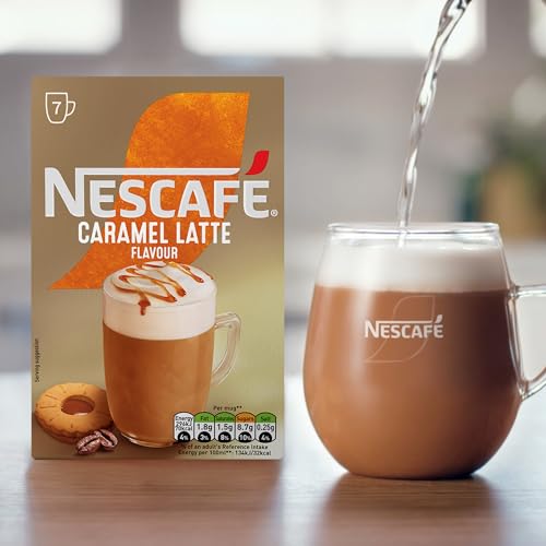 NESCAFÉ Caramel Latte Instant Coffee 7 x 17g Sachets - Image 6