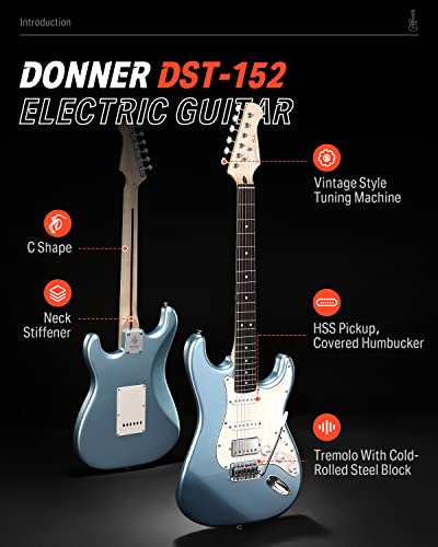 Donner Electric Guitar, 39" Electric