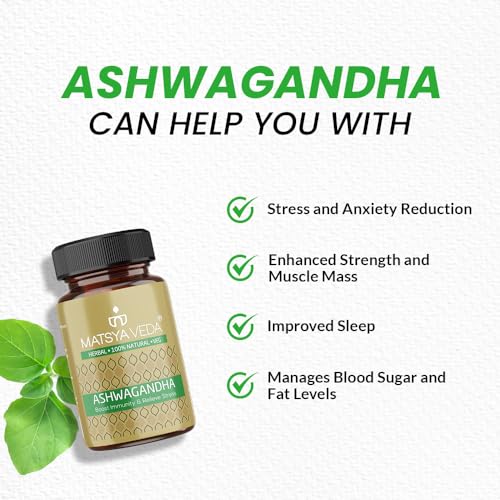 Matsyaveda Ashwagandha Capsules | Supports