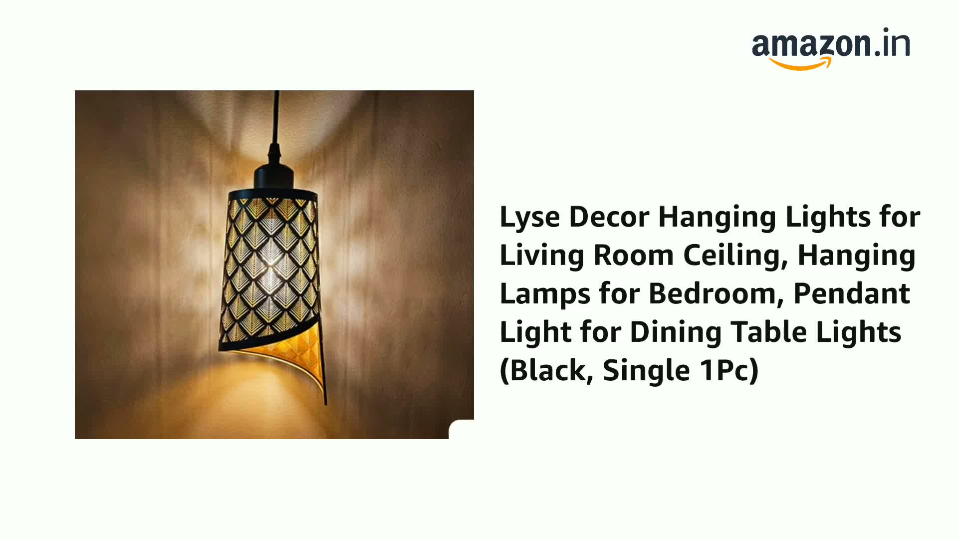 Lyse Decor Hanging Lamps