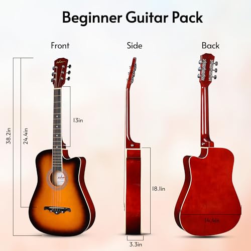ADM 38" Inch Acoustic Guitar