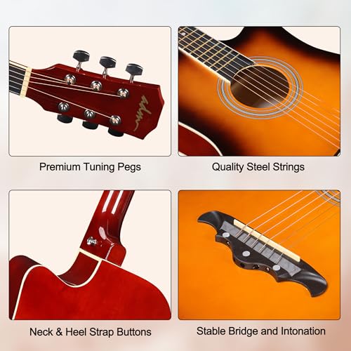 ADM 38" Inch Acoustic Guitar