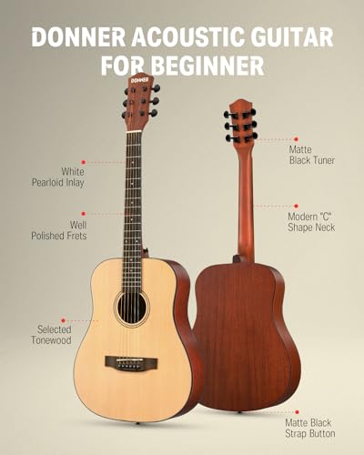 Donner 36'' Dreadnought Acoustic Guitar