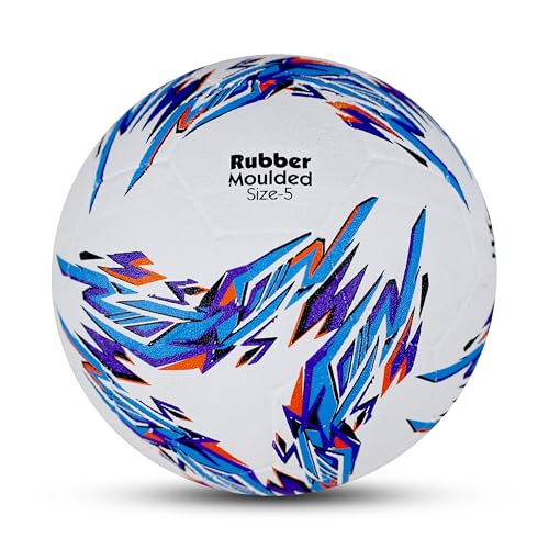 Nivia Combo Storm 2.0 Football (Size - 5, White/Blue) with Ball Pump - Image 5