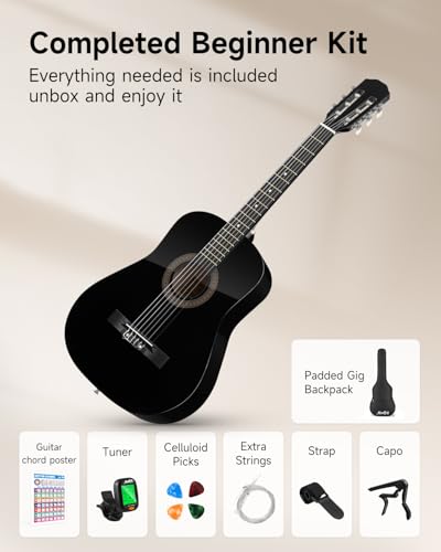 Moukey 38" Acoustic Guitar