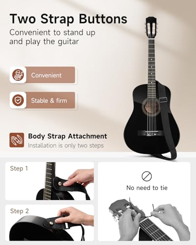 Moukey 38" Acoustic Guitar
