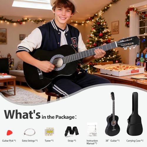 JupiterForce 38 Inch Acoustic Guitars
